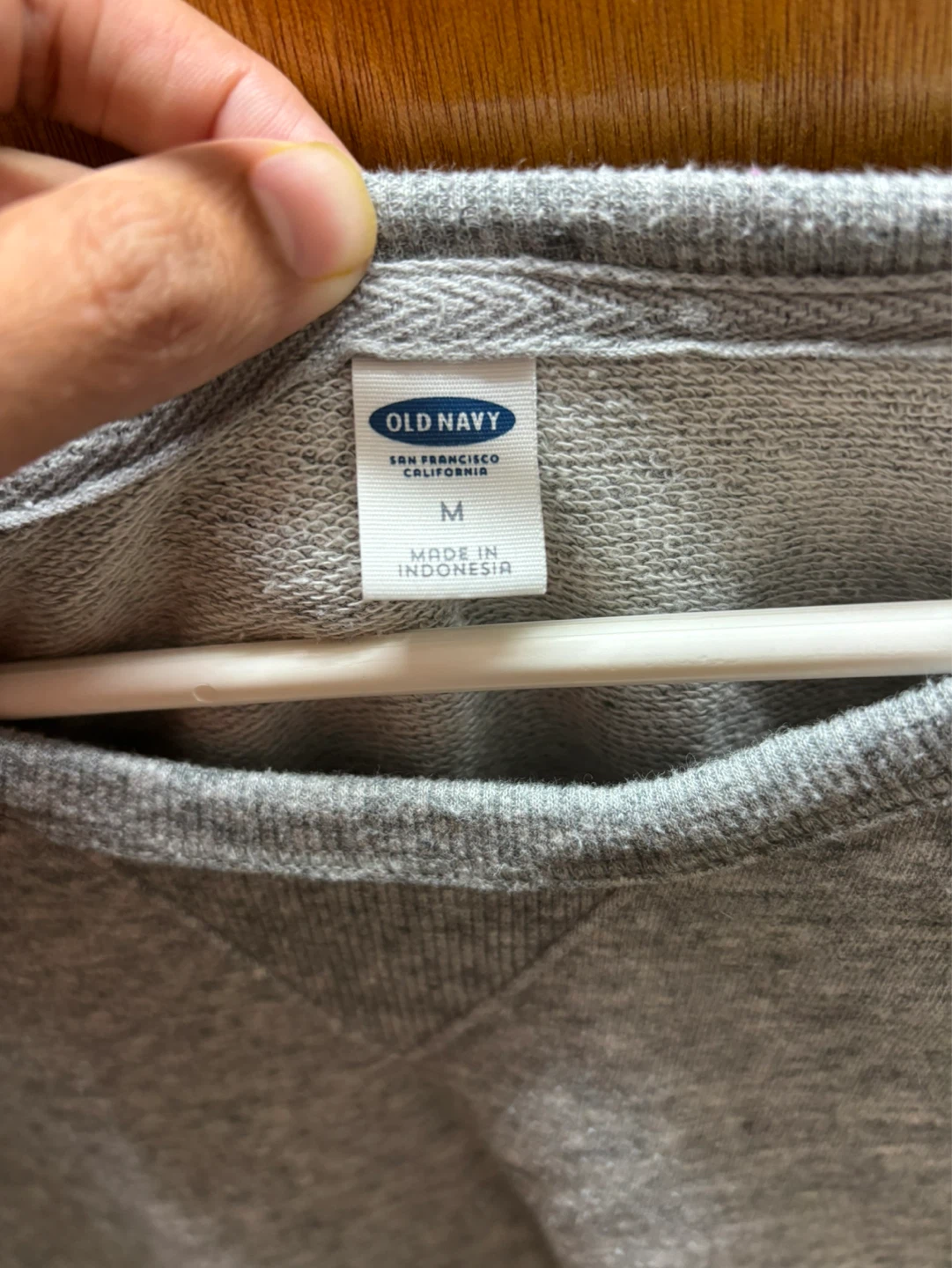 Old Navy Grey Crew Neck Sweatshirt - Medium - photo 4