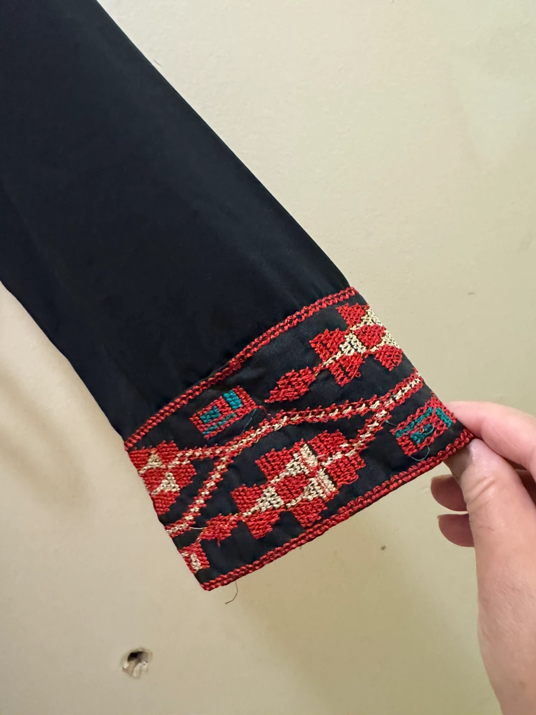 Black Embroidered Maxi Dress XL - photo 3