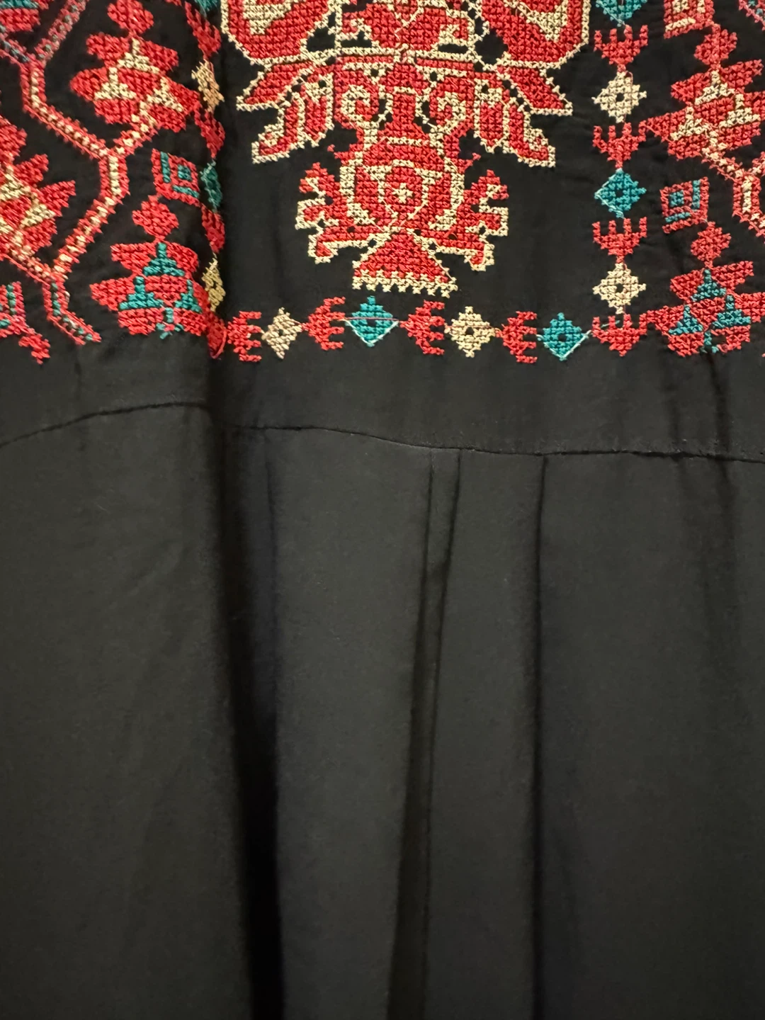 Black Embroidered Maxi Dress XL - photo 5