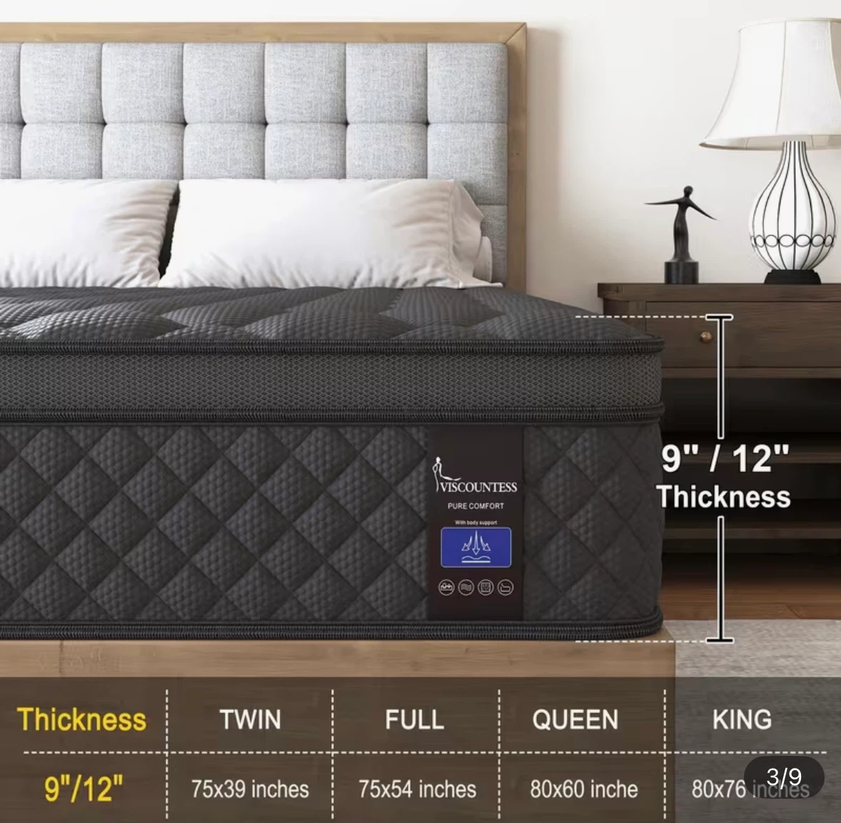 Viscountess Pure Comfort Mattress - photo 2
