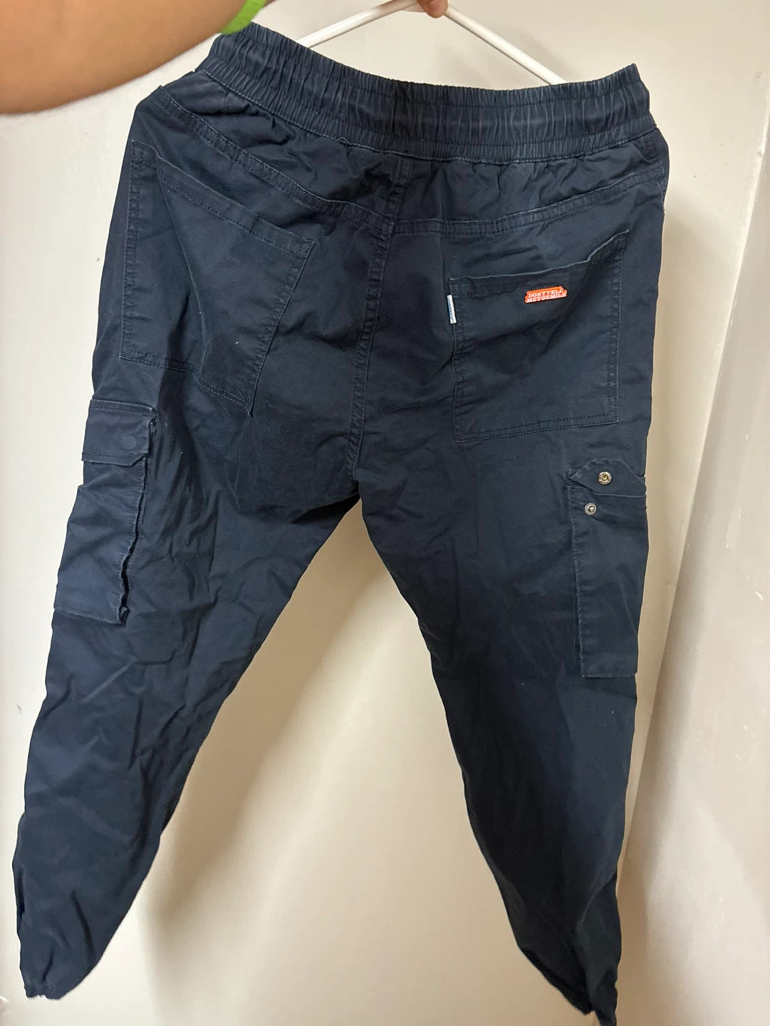 Navy Cargo Jogger Pants in good condition - photo 5