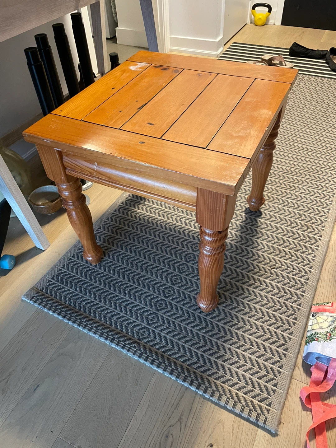 Wooden Side Table - photo 2