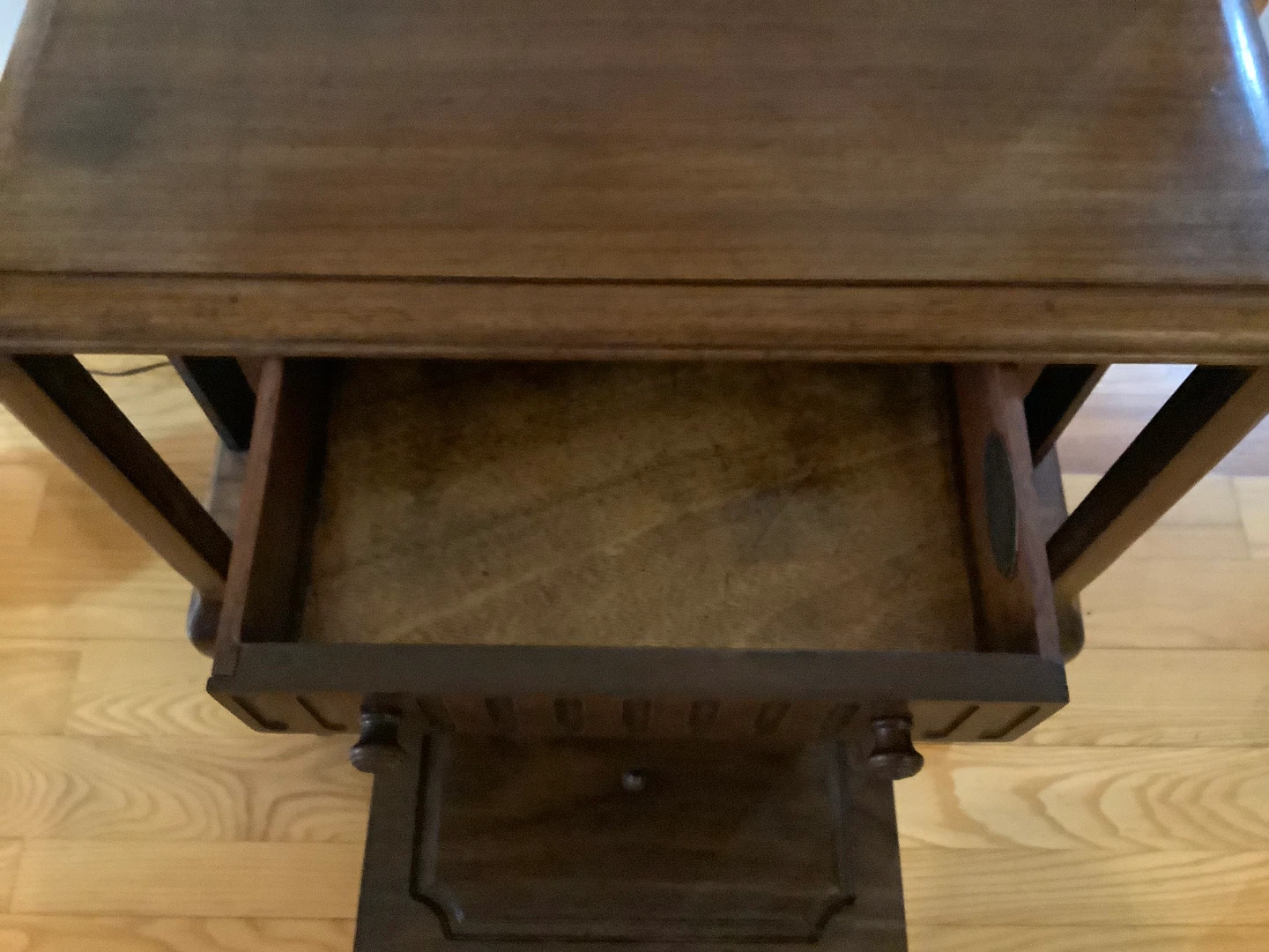 Ant/Vt Gibbard Mahogany Wd Side Cabinet/Table 🐞 - photo 4