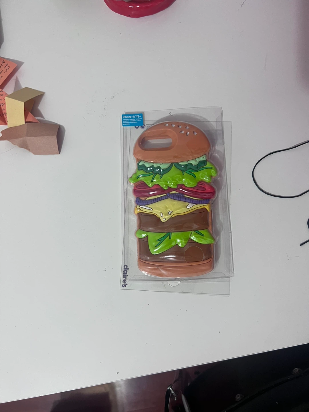 Claire's Hamburger Phone Case for iPhone 6/7/8+
