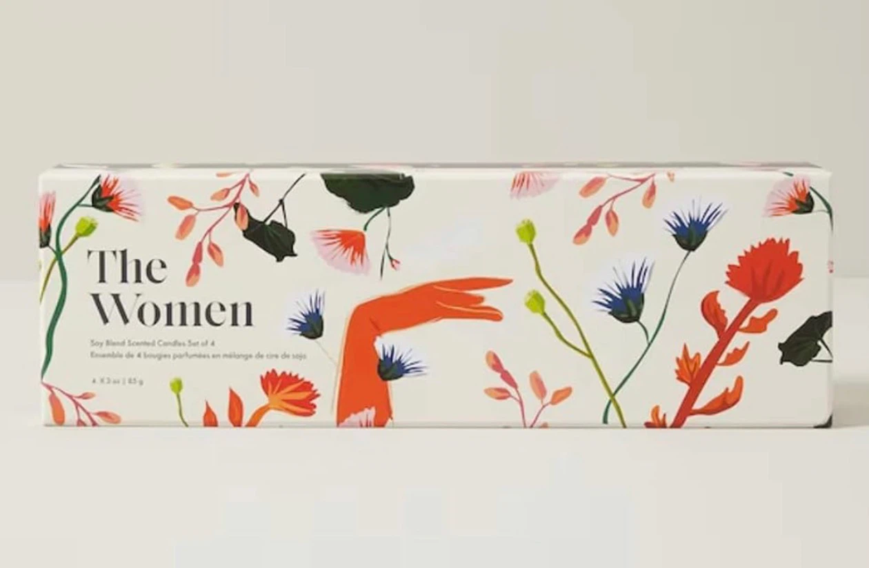 The Women Soy Blend Scented Candles Set of 4