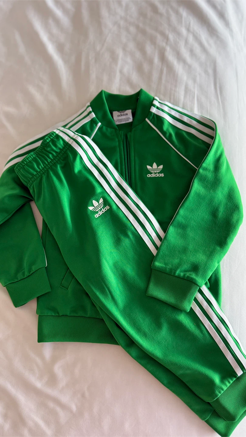 Adidas Tracksuit Green 3T