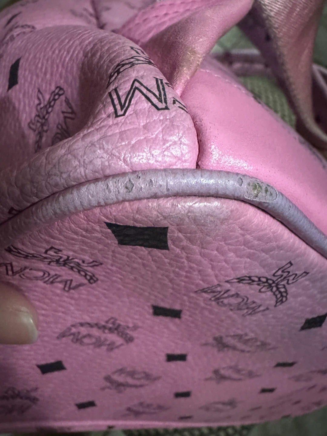 MCM Pink Visetos Backpack - photo 4