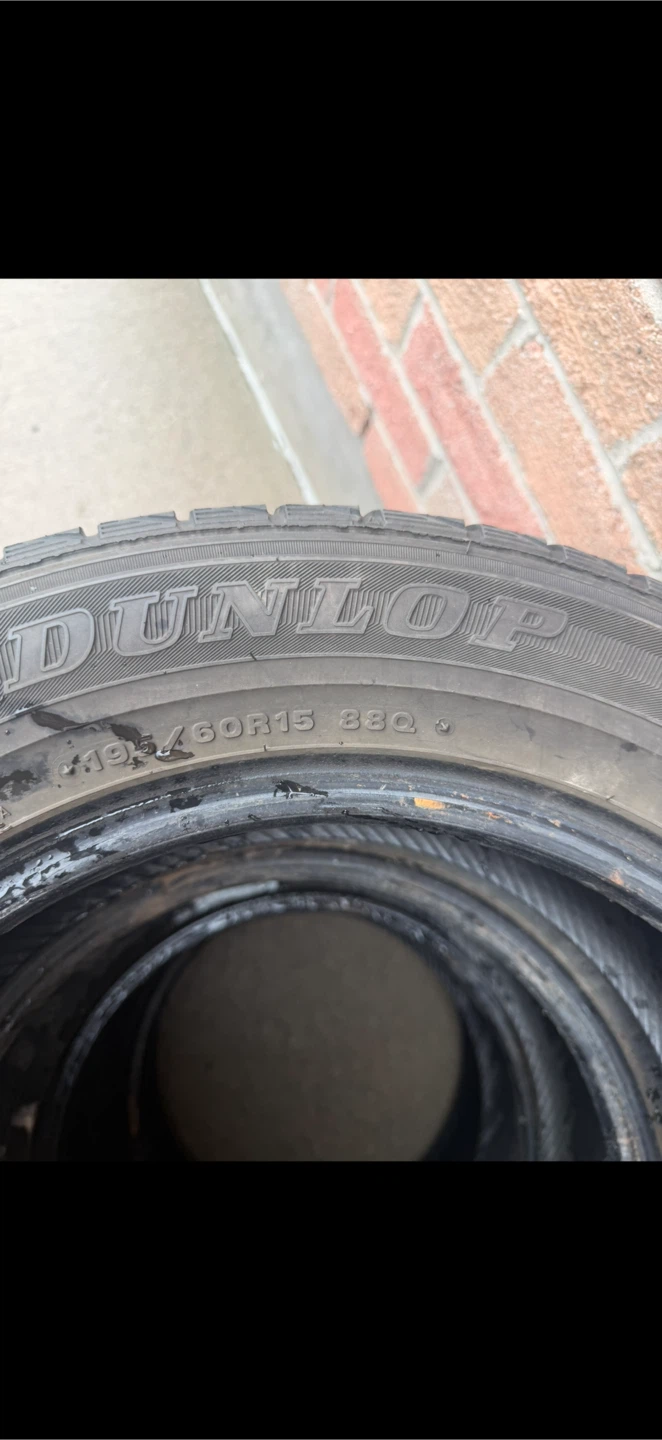 Dunlop Winter Tires - 195/60 R15 88Q - All 4 Tires Included - photo 3