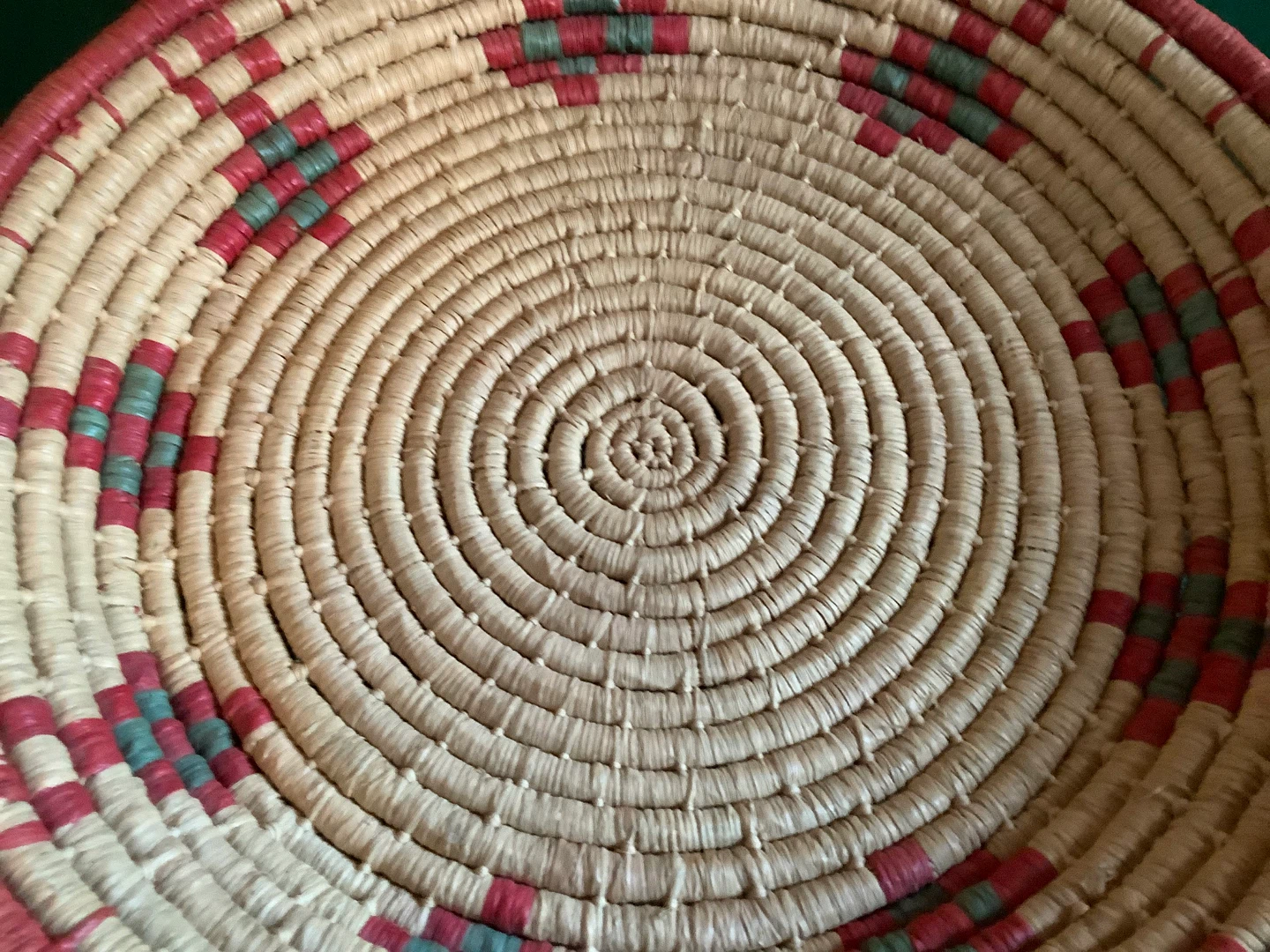 Vt Hand Crafted Woven Navajo Inspired Basket 🐞 - photo 3