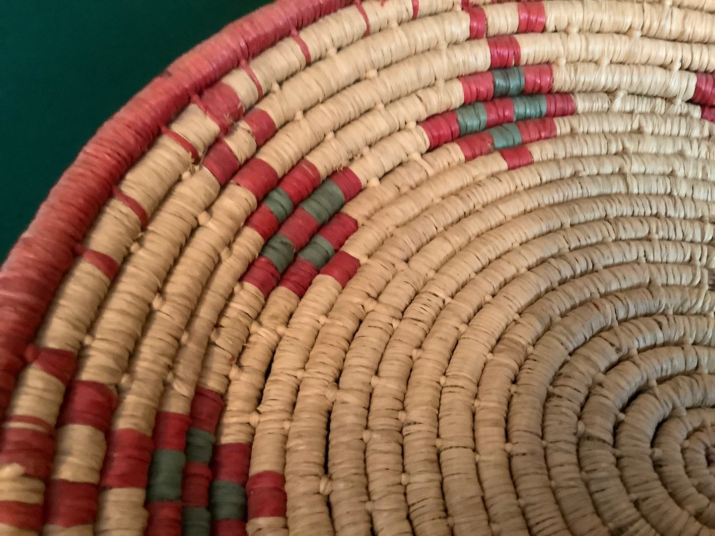 Vt Hand Crafted Woven Navajo Inspired Basket 🐞 - photo 5