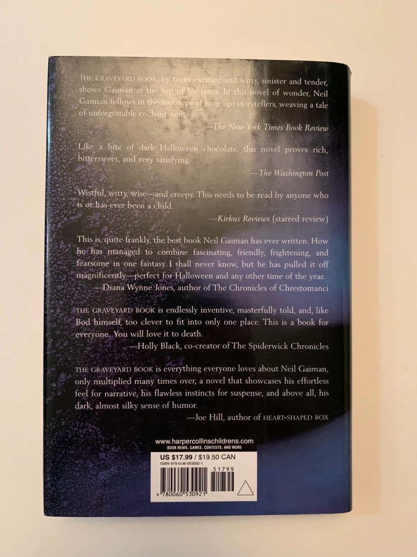 The Graveyard Book Hardcover by Neil Gaiman - photo 2