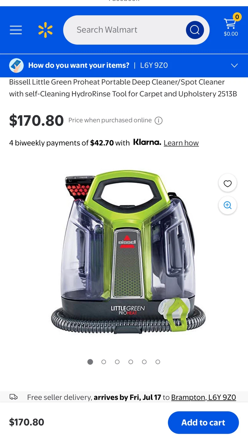 Bissell Little Green ProHeat Portable Carpet