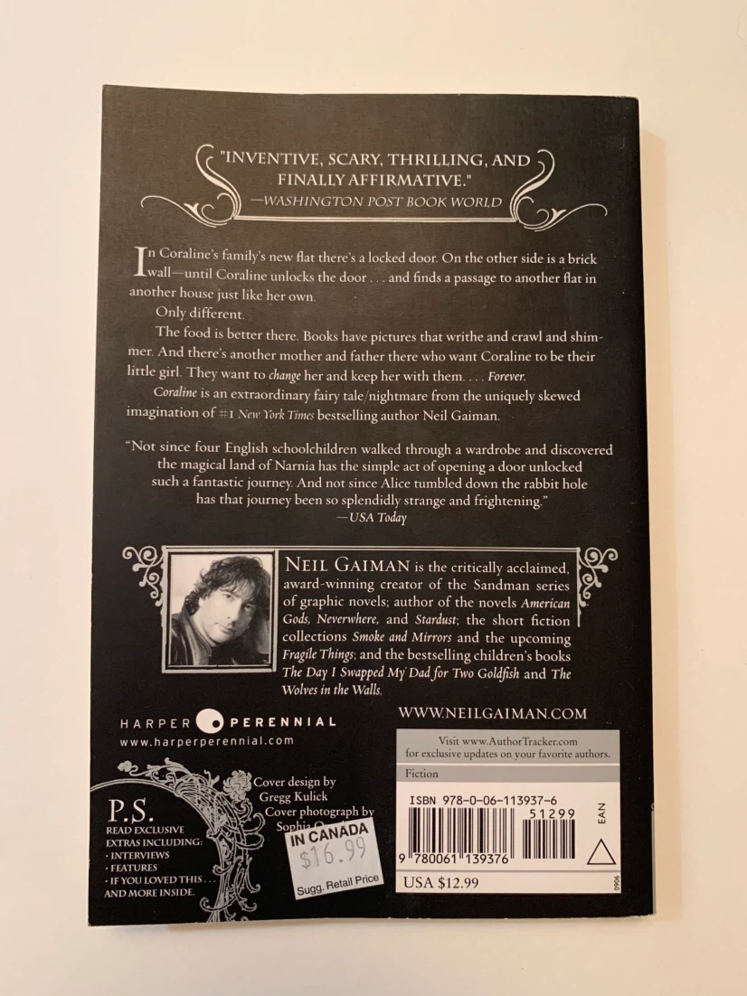 Coraline by Neil Gaiman - photo 2