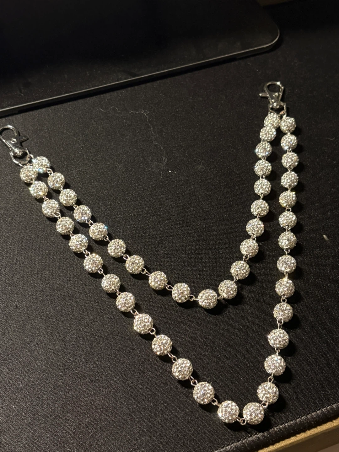 Rhinestone Ball Chain