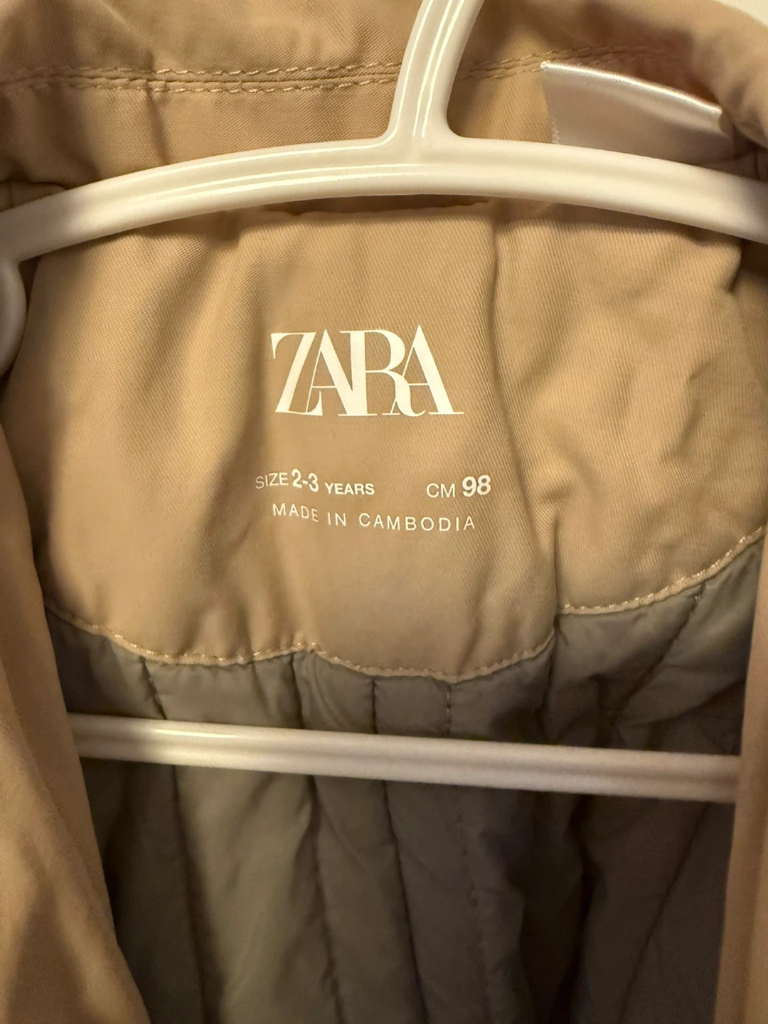 Zara Kids Tan Trench Coat - photo 2
