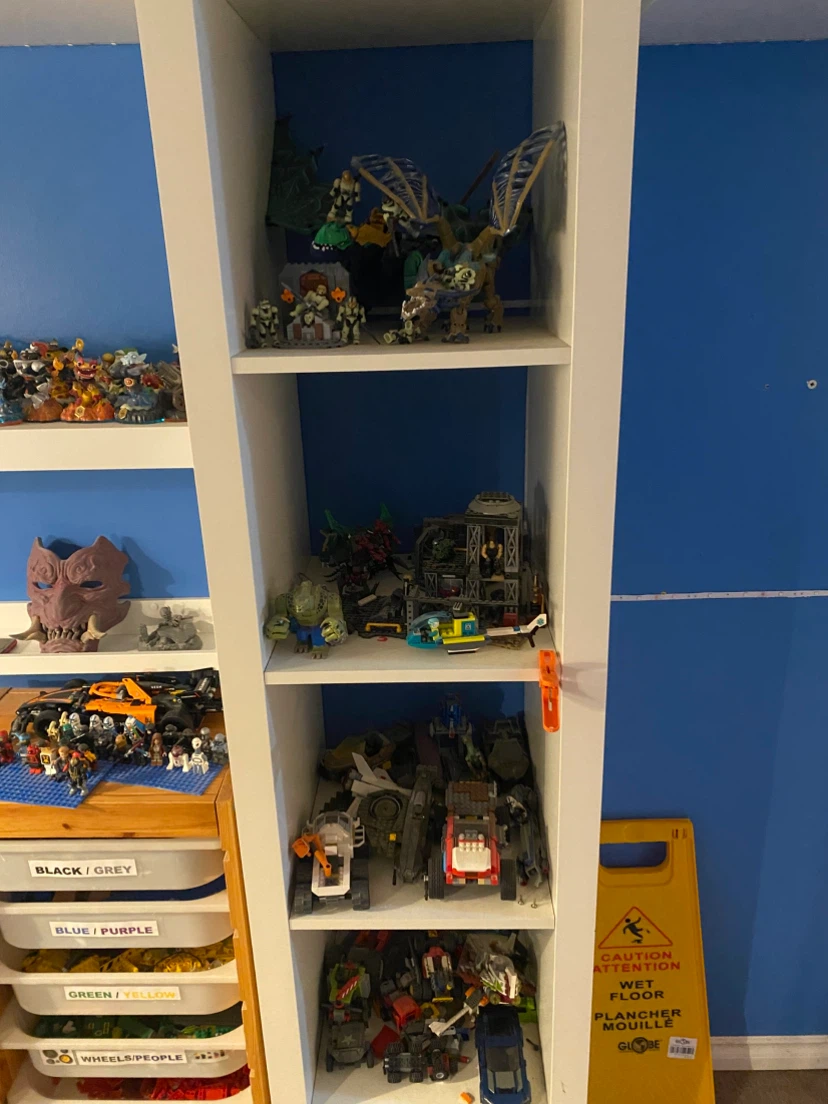 Assorted LEGO Building Sets Display