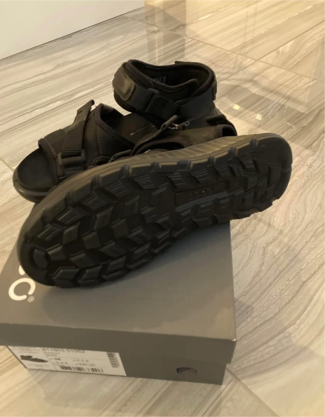 ECCO EXOWRAP W Black Sandals - photo 2