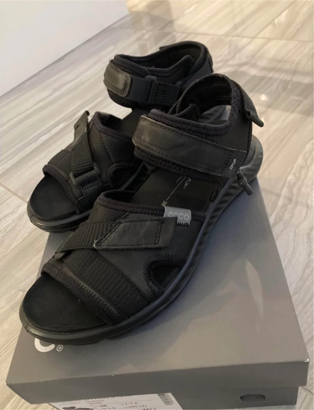 ECCO EXOWRAP W Black Sandals - photo 3