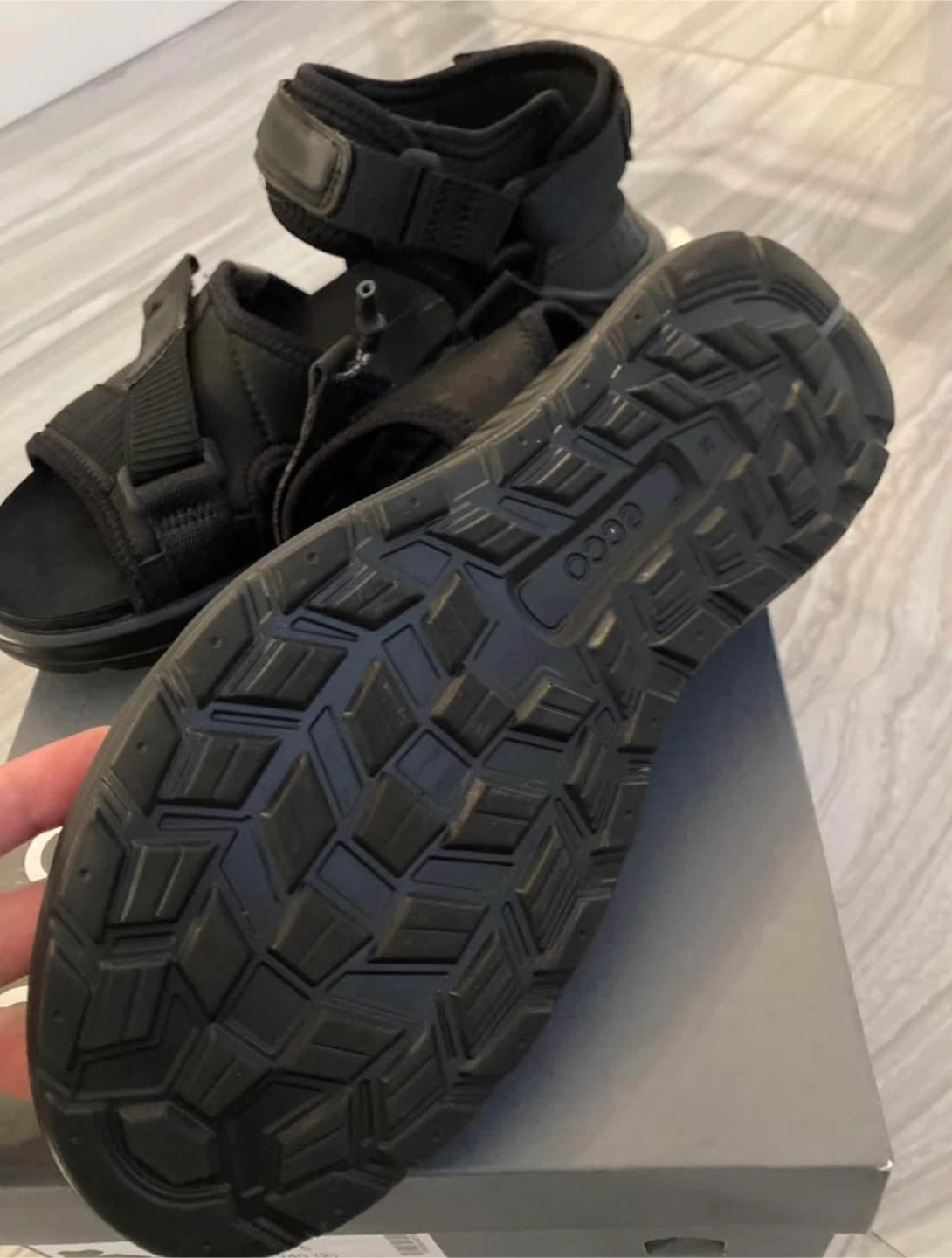 ECCO EXOWRAP W Black Sandals - photo 4