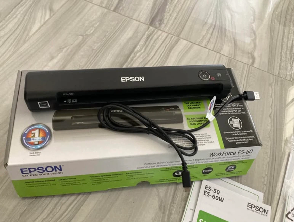 Epson WorkForce ES-50 Portable Document Scanner