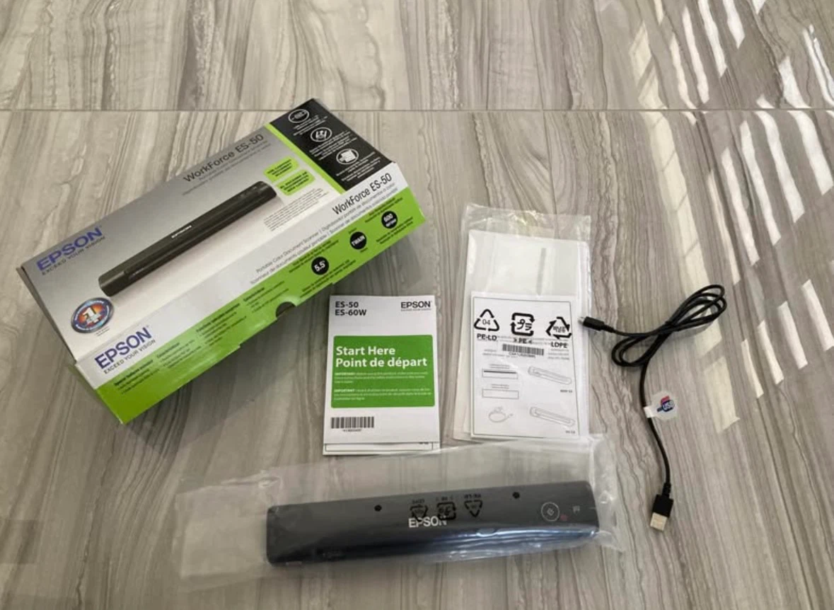 Epson WorkForce ES-50 Portable Document Scanner - photo 3