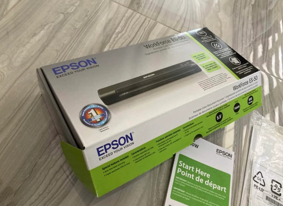 Epson WorkForce ES-50 Portable Document Scanner - photo 4