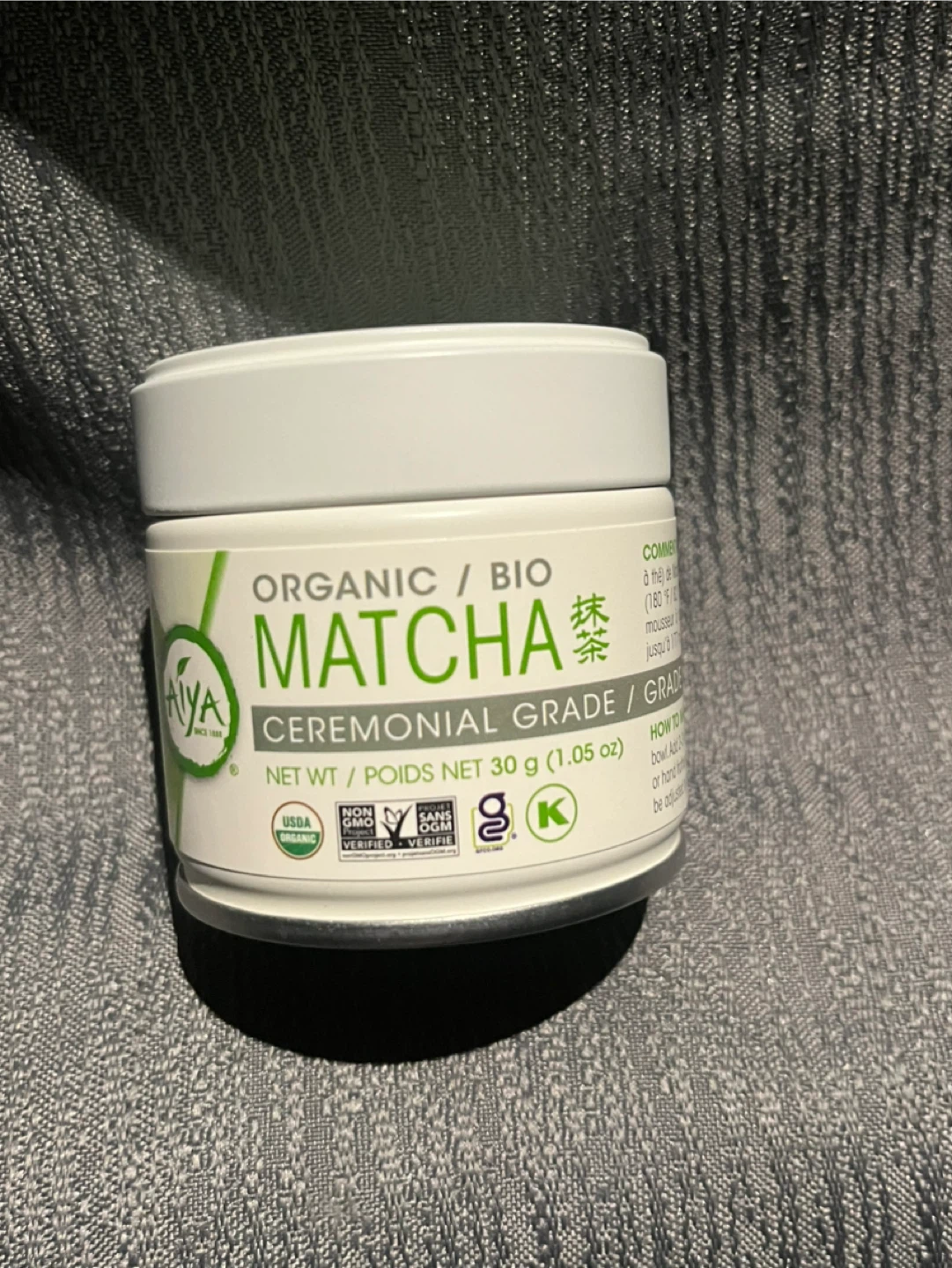 Aiya Organic Ceremonial Grade Matcha 30g