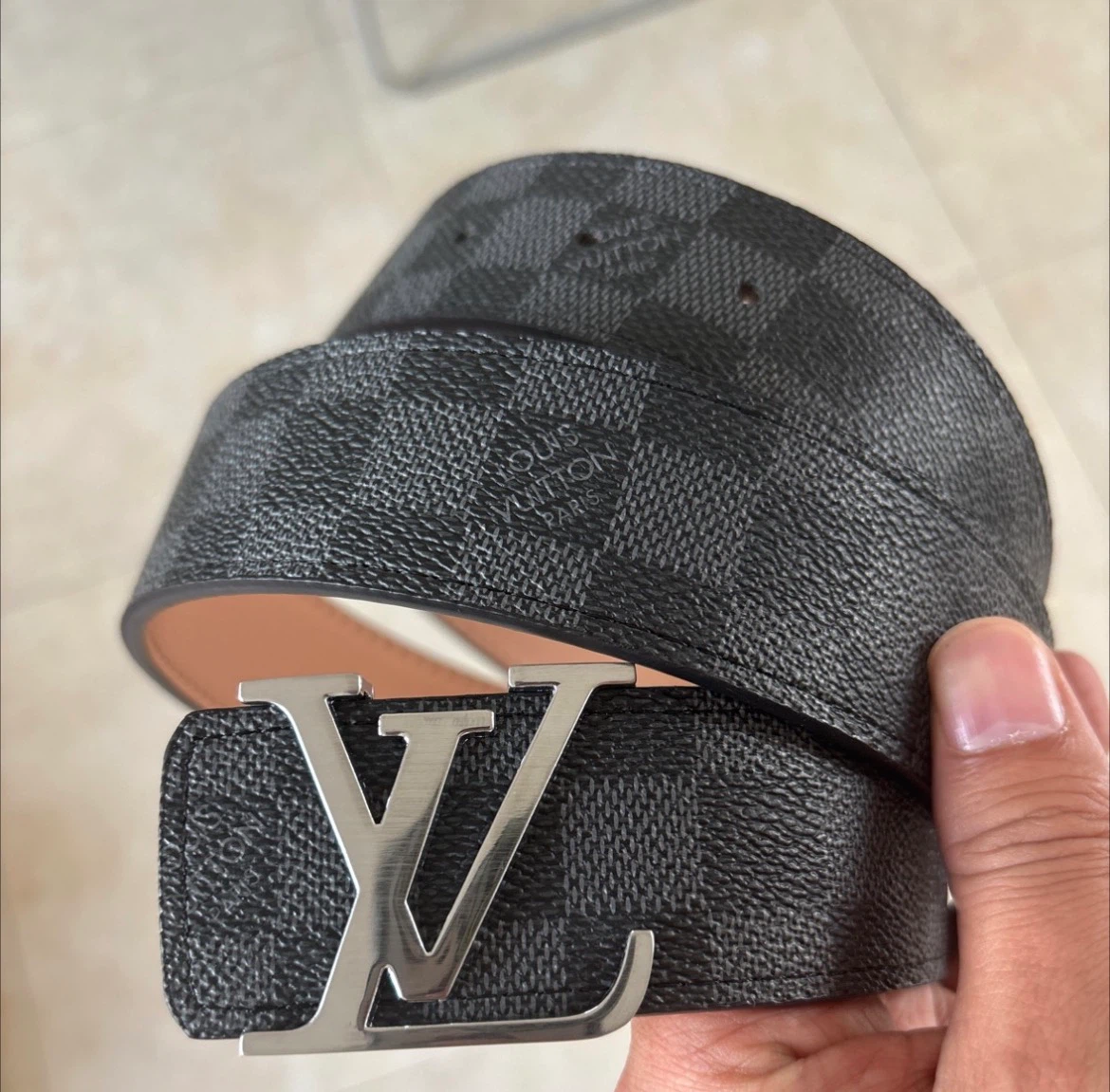 Louis Vuitton Damier Ebene Belt