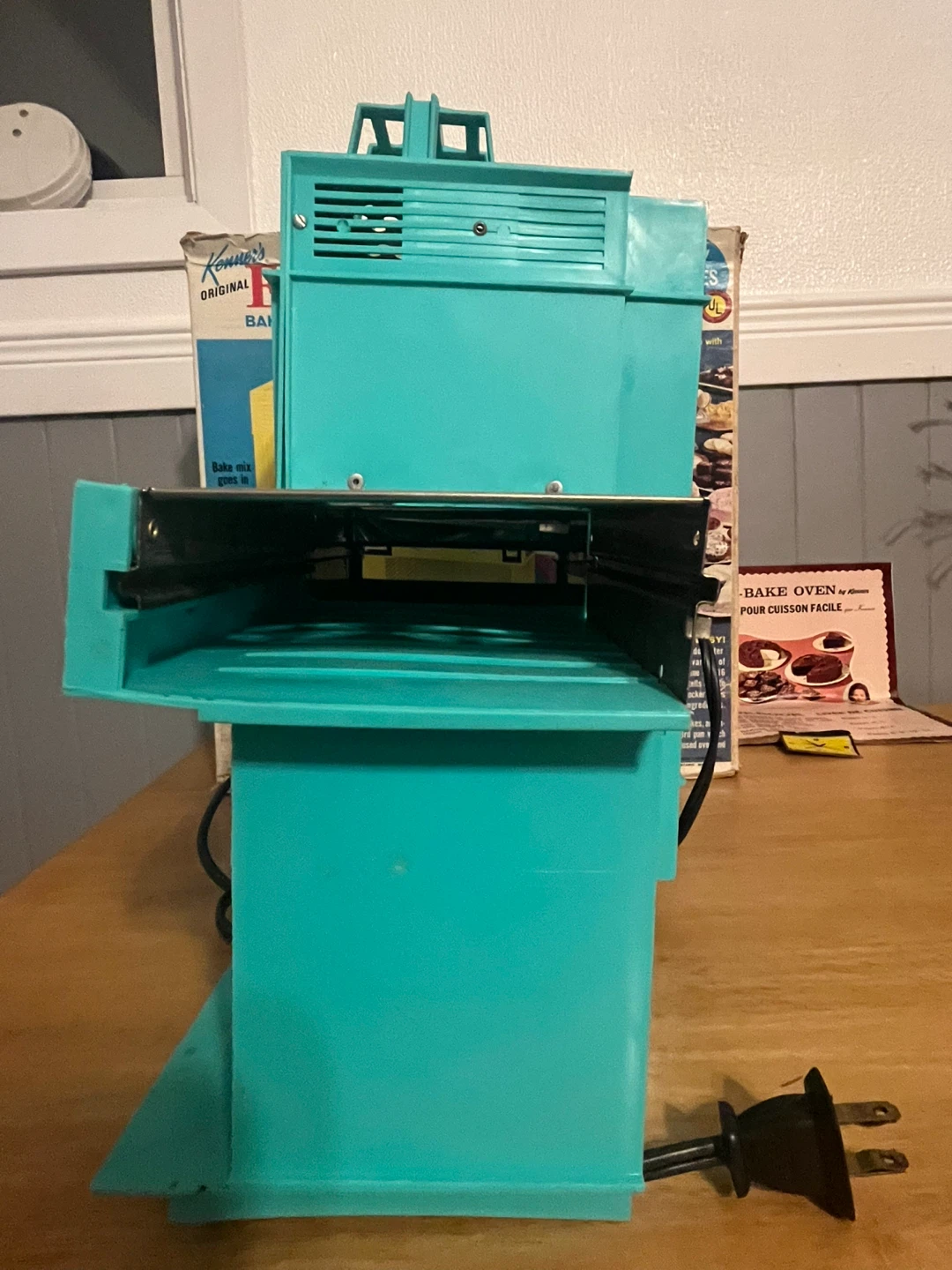 Vtg 1960’s Kenner Easy-Bake Oven Turqoise Green Working W/Box - photo 3