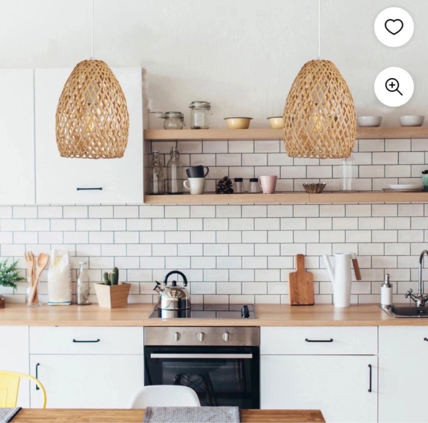2 brand new rattan light fixtures