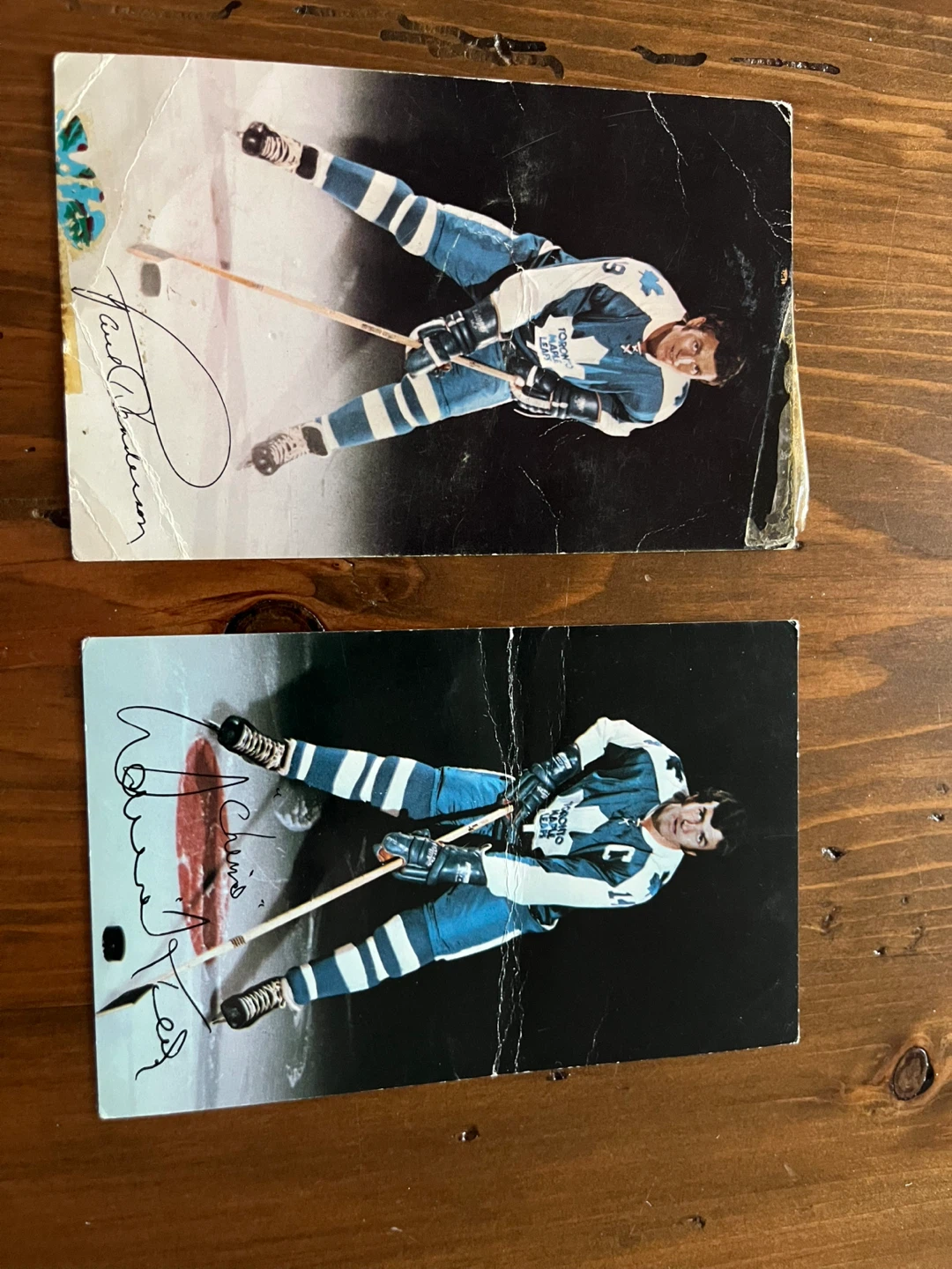 Paul Henderson David Keon Postcard Photos