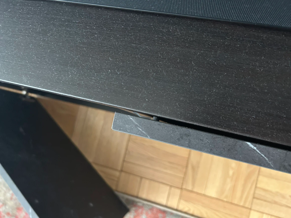 Black Marble Effect TV Stand / Media Console - photo 5