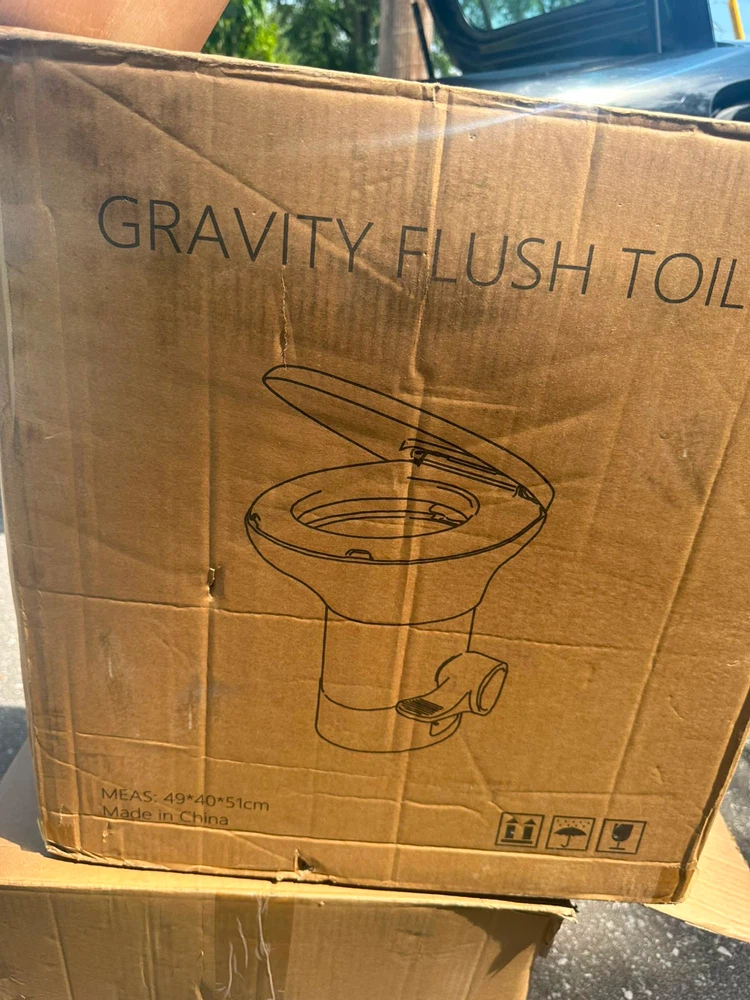 Dometic Model 410 Gravity Flush Toilet - White - photo 2