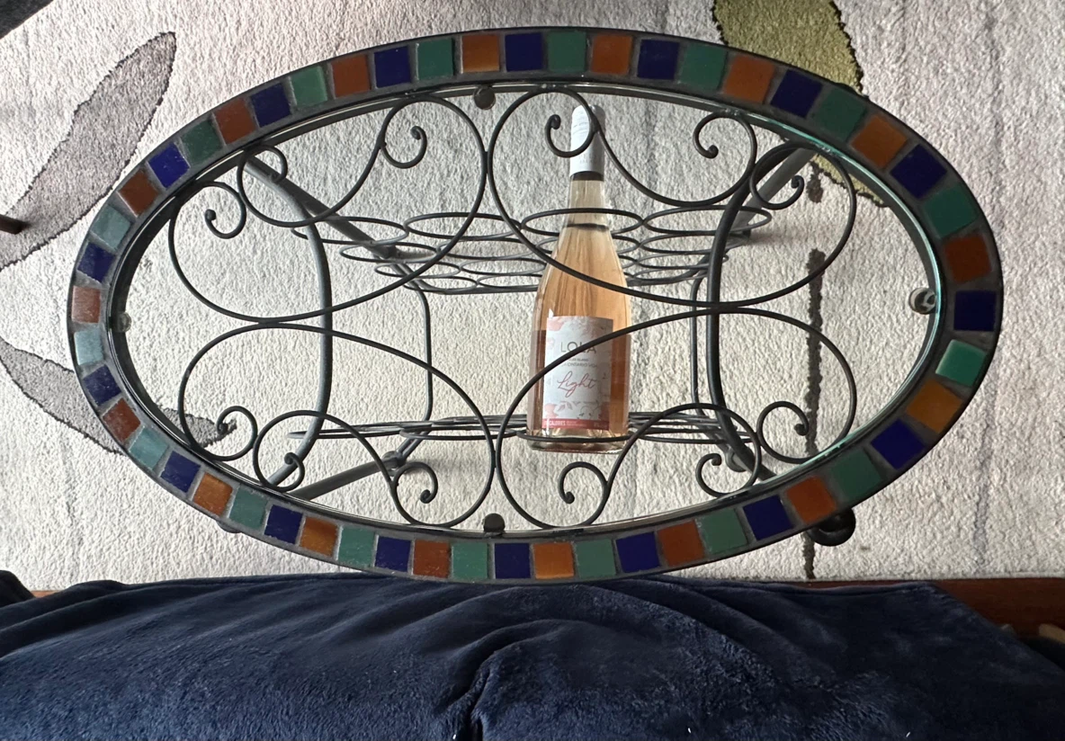 Wine Rack Side Table - photo 2