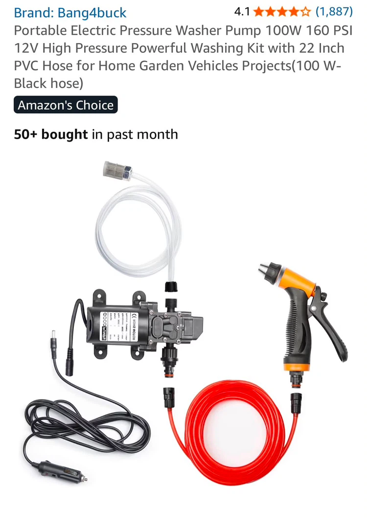 Bang4buck Portable Electric Pressure Washer Pump