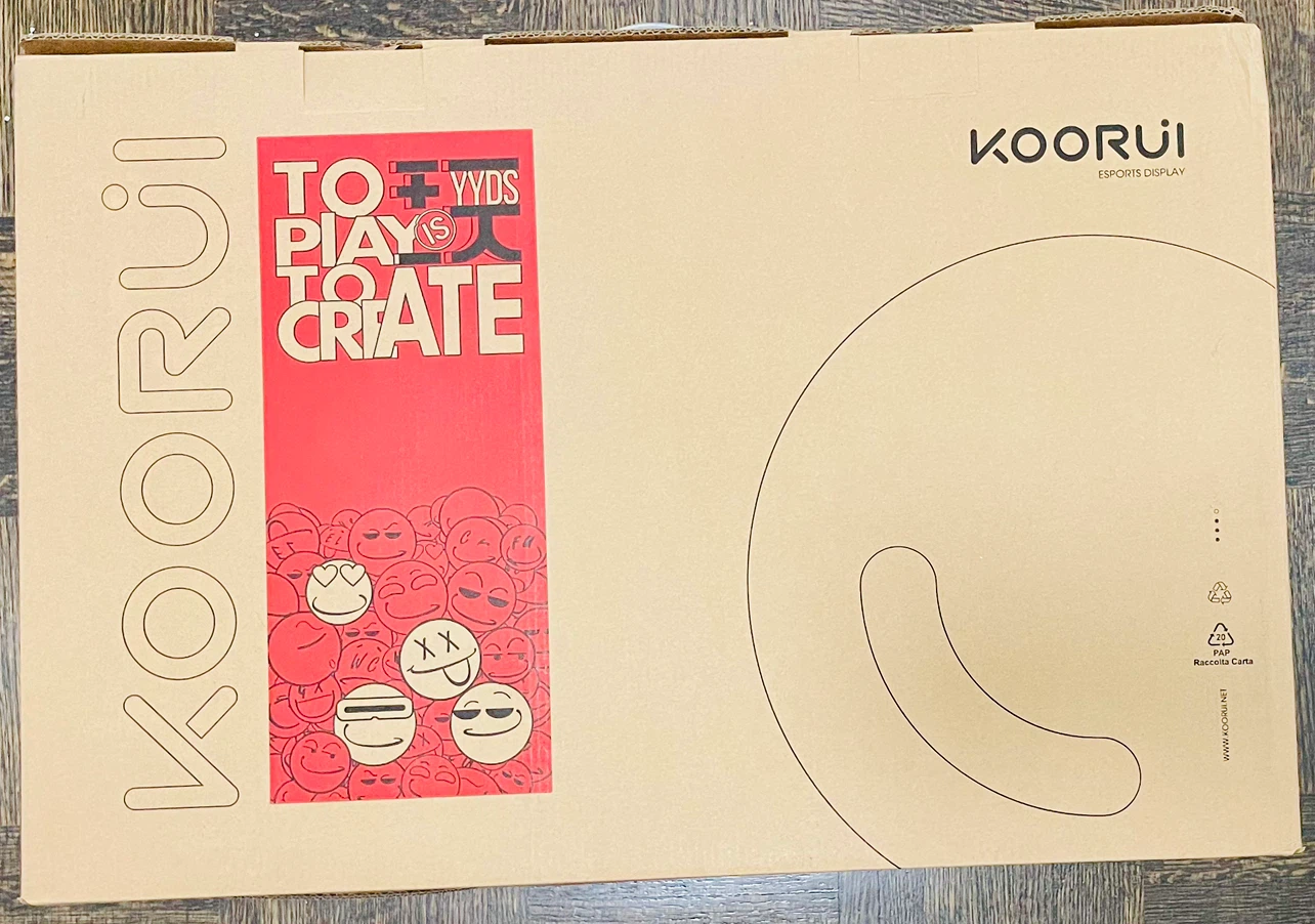 BRAND NEW KOORUI 24" Colour Display Monitor