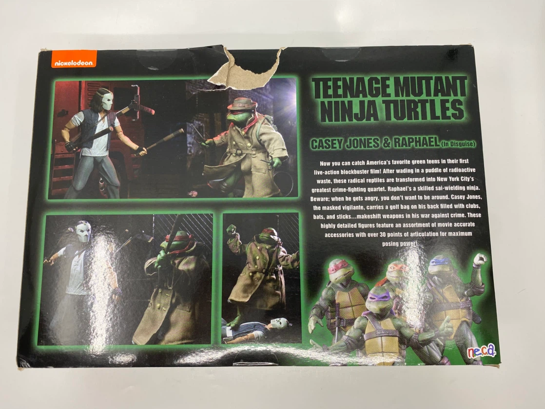 NECA TMNT Casey Jones and Raphael 2-Pack - photo 2