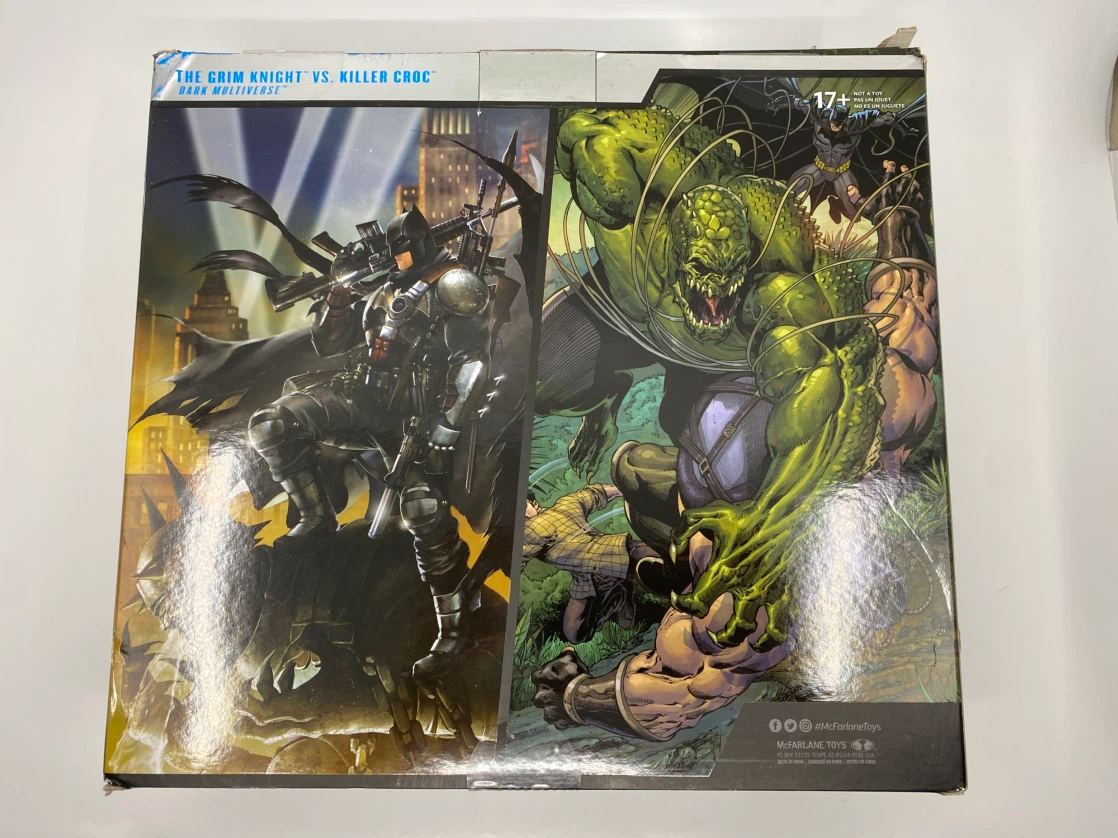 McFarlane DC Universe The Grim Knight vs Killer Croc 2-Pack - photo 2