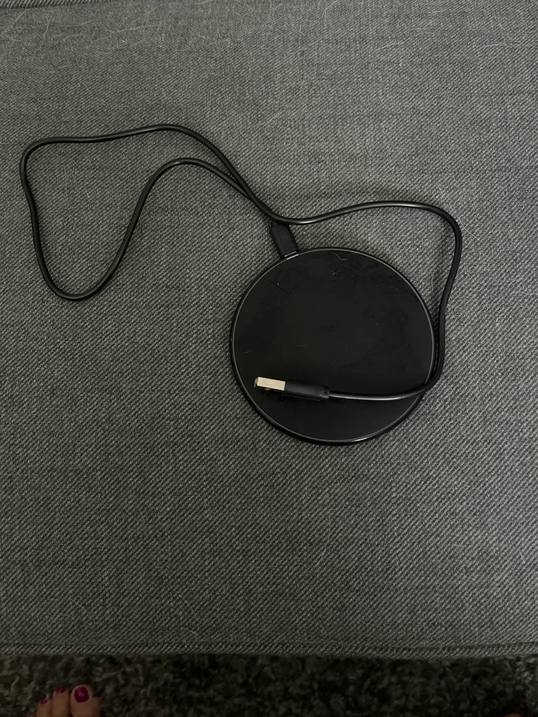 Black Wireless Charging Pad