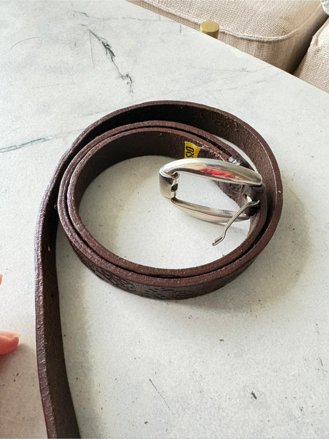 Brown  Genuine Leather Belt