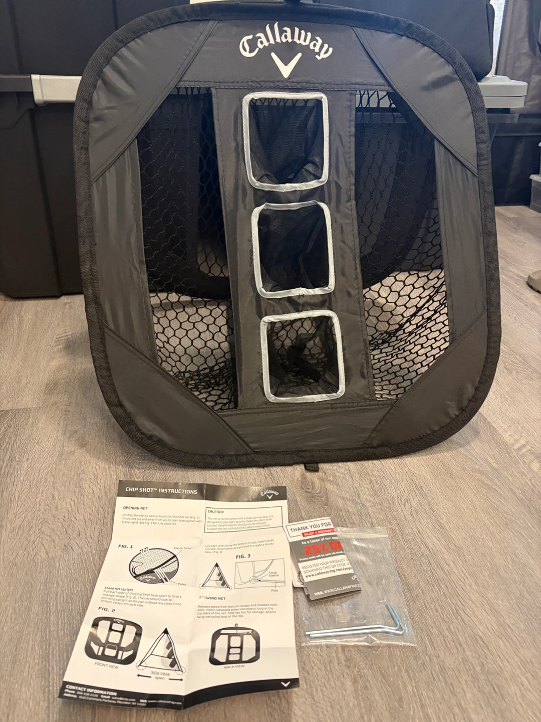 (brand new) Callaway Chip Shot Golf Practice Net + mat