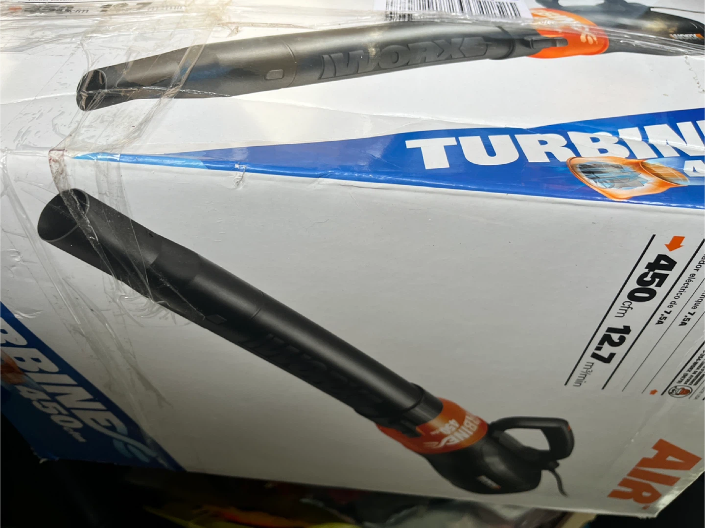 WORX Turbine 450 CFM Electric Leaf Blower - photo 2