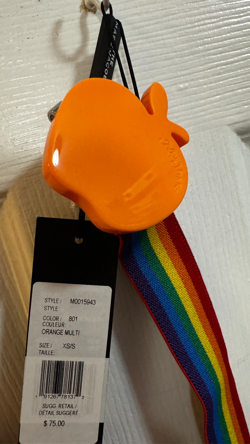 The Marc Jacobs Orange Apple Charm Belt - photo 3