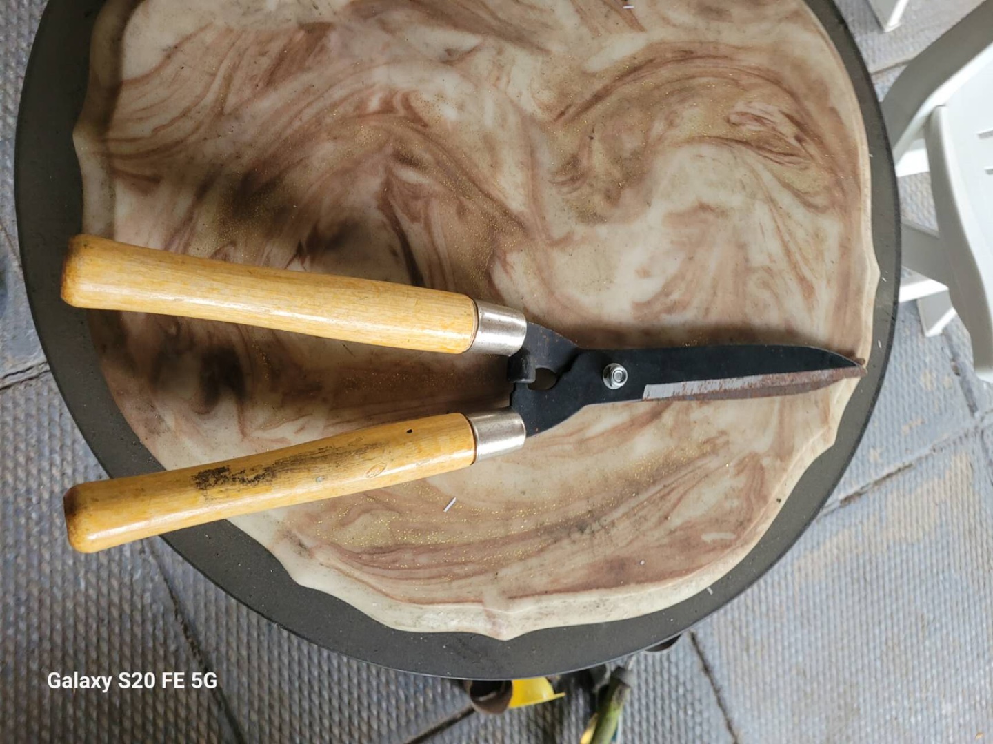 Garden Shears with Wooden Handles