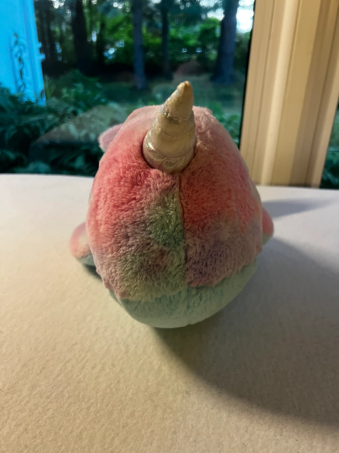 FAO Schwarz Rainbow Narwhal Glow Brights Plush Toy - photo 2