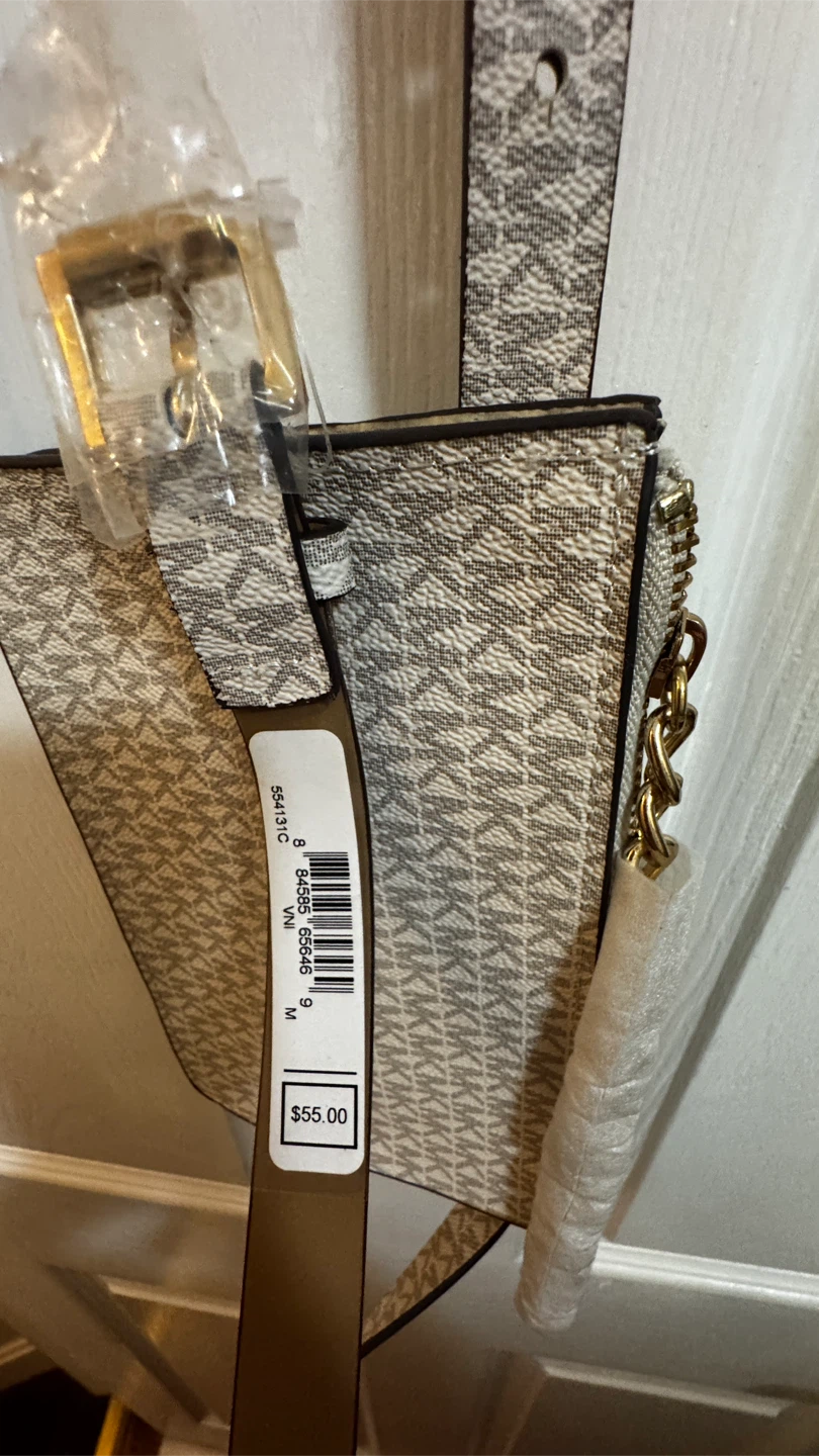 Michael Kors Belt Bag with Monogram Print