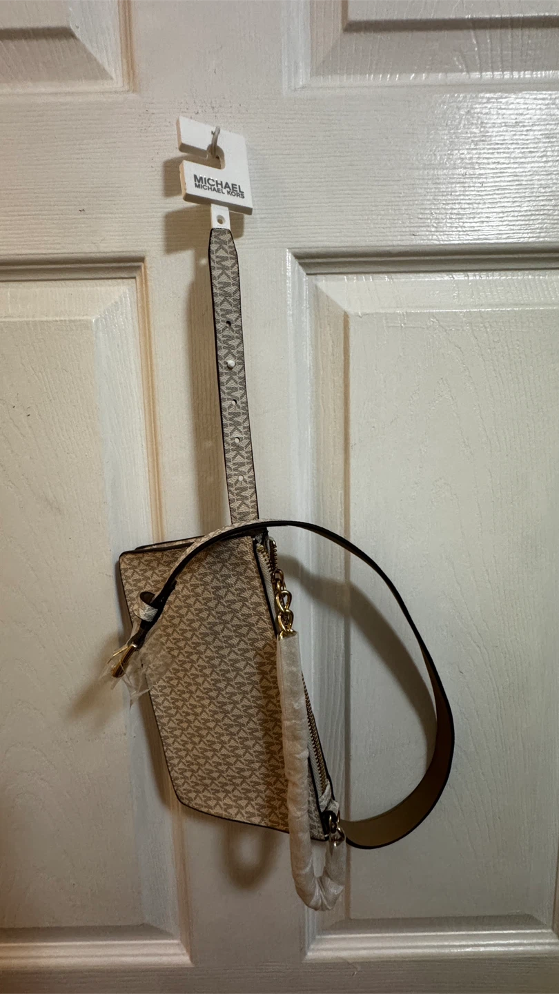 Michael Kors Belt Bag with Monogram Print - photo 4