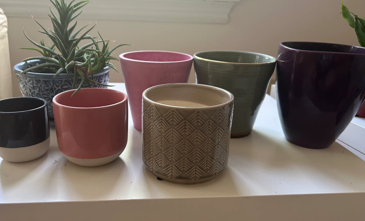 Assorted Ceramic Planters