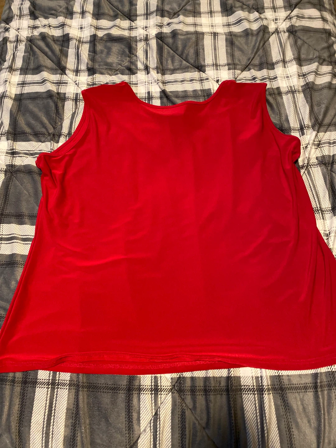 Womens Red Sleeveless Top Size 2XL - photo 3