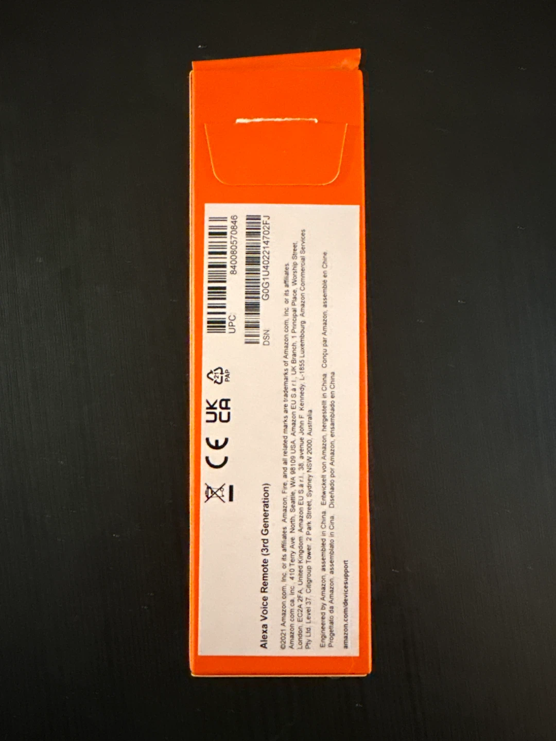 Amazon Alexa Voice Remote (3rd Gen) - photo 2